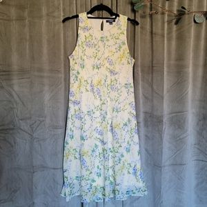 Vintage Cottage Coastal Pastel Girly Coquette Floral Print Summer Maxi Dress